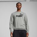 Bluza męska PUMA ESS No. 1 Logo Crew TR medium gray heather 3