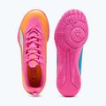 Buty piłkarskie dziecięce PUMA Ultra 6 Play It Jr poison pink/puma wht/sun stream/bright aqua/puma blk 11