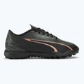 Buty piłkarskie dziecięce PUMA Ultra Play TT Jr puma black/copper rose 2
