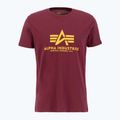 Koszulka męska Alpha Industries Basic burgundy
