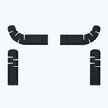 Podkładki pod owijkę Ergon Orthocell Top Pads black 2