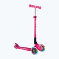 Hulajnoga trójkołowa dziecięca Globber Primo Foldable Lights fuchsia