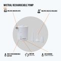 Pompka elektryczna Vango Mistral Rechargeable white 3
