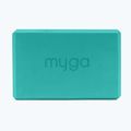 Kostka do jogi Myga Foam Block turkusowy