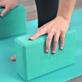 Kostka do jogi Myga Foam Block turkusowy 4
