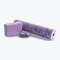 Zestaw do jogi Myga Chakra Yoga Set mata + klocek + pasek fioletowy 2