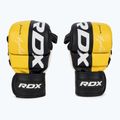 Rękawice grapplingowe RDX Grappling Glove REX T6 Plus yellow 2