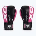 Rękawice bokserskie RDX REX F4 pink/black 2