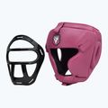 Kask bokserski RDX Guard Grill T1 pink 4