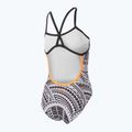 Strój pływacki jednoczęściowy damski ZONE3 Kona Speed Strap Back tribal print/black/ white/orange 5
