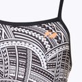 Strój pływacki jednoczęściowy damski ZONE3 Kona Speed Strap Back tribal print/black/ white/orange 3