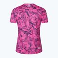 Koszulka rowerowa damska Endura Grid Floral Ltd W pink pop 8