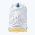 Buty do siatkówki damskie Mizuno Wave Voltage 2 Mid white/calypso coral/pale banan 10