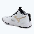 Buty do siatkówki Mizuno Wave Momentum Elite Mid white/black/ge gold 3
