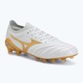 Buty piłkarskie Mizuno Morelia Neo IV Beta Japan FG white/mp gold/cool gray 3c