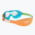 Maska do pływania dziecięca Speedo Biofuse Mask Infant azure blue/fluo green/fluo orange/clear 4