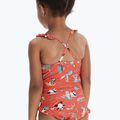 Strój pływacki jednoczęściowy dziecięcy Speedo Digital Frill Thinstrap coral/sweet taro/white 5