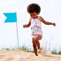 Strój kąpielowy jednoczęściowy dziecięcy z pieluszką Splash About Happy Nappy flowe meadow 8