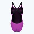 Strój pływacki jednoczęściowy damski Nike Logo Tape Fastback fuchsia dream 2