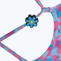 Strój pływacki jednoczęściowy dziecięcy Nike Hydrastrong Charms Multi Print Lace Up Back blue 5