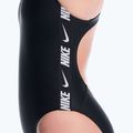 Strój pływacki jednoczęściowy damski Nike Logo Tape Fastback black 5