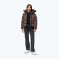 Kurtka zimowa damska Pitbull Amalia Padded Hooded dark chocolate 2