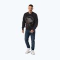 Bluza męska Pitbull Strenght & Respect Crewneck washed dark graphite 4