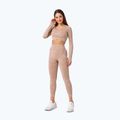 Longsleeve treningowy damski Carpatree Yasmine Seamless beige stone wash 2