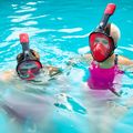 Maska pełnotwarzowa do snorkelingu AQUASTIC SMA-01SC czerwona 6