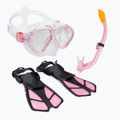 Zestaw do snorkelingu dziecięcy AQUASTIC MSFK-01SR różowy