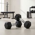 Hantel ogumowany XTREXO Hex 2.5 kg 3