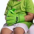 Rękawice bramkarskie dziecięce Football Masters Invictus X Jr lime 4
