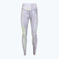 Legginsy treningowe damskie 4F Solar Punk FNK F454 light yellow allover 7