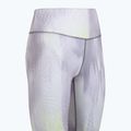Legginsy treningowe damskie 4F Solar Punk FNK F454 light yellow allover 9
