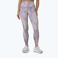 Legginsy treningowe damskie 4F Solar Punk FNK F454 light yellow allover