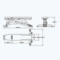 Ławka treningowa regulowana HMS L3150 black 5