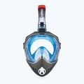 Maska pełnotwarzowa do snorkelingu AQUA-SPEED Brizo + uchwyt do kamery czarna/niebieska 2