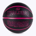 Piłka do koszykówki Spalding Phantom czarna/różowa rozmiar 6 2