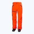 Spodnie narciarskie męskie Helly Hansen Sogn Cargo neon orange 5