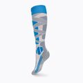 Skarpety narciarskie damskie X-Socks Ski Control 4.0 grey melange/turquoise 3