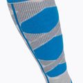 Skarpety narciarskie damskie X-Socks Ski Control 4.0 grey melange/turquoise 4