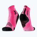 Skarpety męskie X-Socks Run Expert Ankle fluo pink/x black