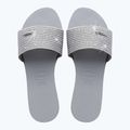 Klapki damskie Havaianas You Malta Metallic ice grey 11