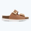 Klapki damskie Scholl Montery 2 Straps Ad Med cognac 2