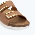 Klapki damskie Scholl Montery 2 Straps Ad Med cognac 7