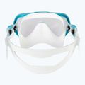 Maska do nurkowania damska Cressi Honey 420 UV white/aquamarine/blue/orange 4