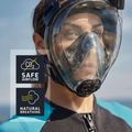 Maska pełnotwarzowa do snorkelingu Cressi Komodo Full Face blue/black 12