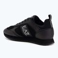 Buty EA7 Emporio Armani Black & White Suede triple black micropunch 3