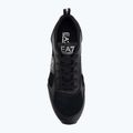 Buty EA7 Emporio Armani Black & White Suede triple black micropunch 5