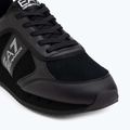 Buty EA7 Emporio Armani Black & White Suede triple black micropunch 7
